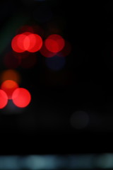 夜の都市のイルミネーション　ボケ背景テクスチャ