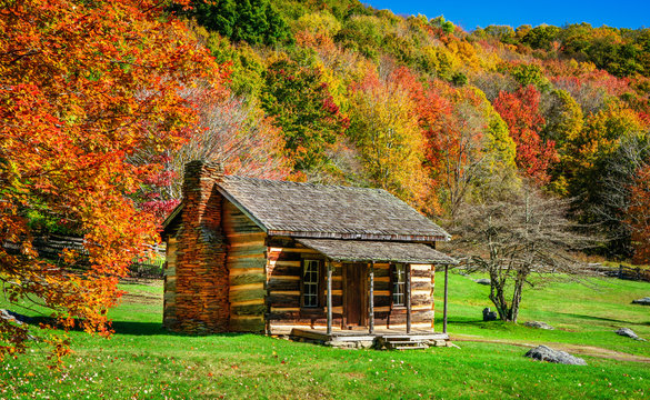 Grayson Highlands - Virginia State Park Historic Homestead Cabin
