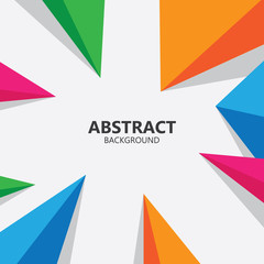 Abstract geometric polygonal shape background illustration