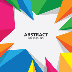 Abstract geometric polygonal shape background illustration