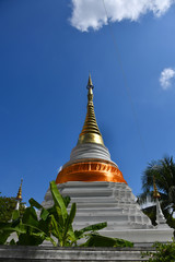 The tip of a Chedi in a Wat 