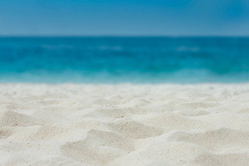 Obraz na płótnie Canvas Beautiful sand beach