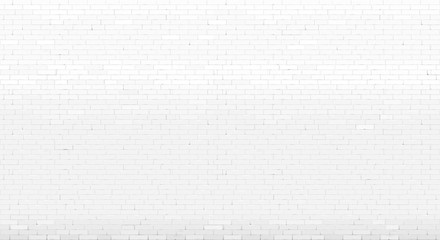 Background wall old white painted brick