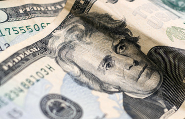 President Jackson, twenty dollars bill.