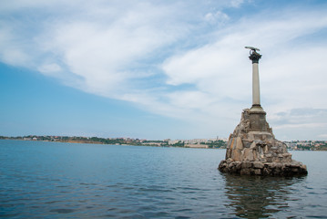Monument in the sea