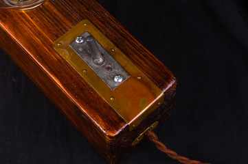 Light fixture handmade in vintage style