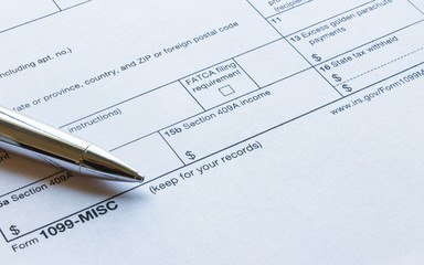 1099 Tax Form that must be filed by January 31st each year for all contractors who are paid more...