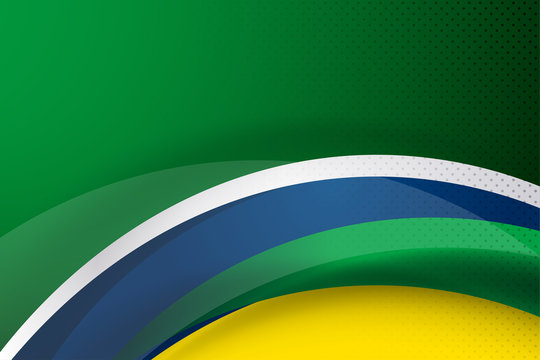 Brazil flag Background concept for Independence, National Day and other events, Vector illustration