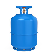 Gas Cylinder Isolated
