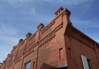 Fototapeta na wymiar Renovated Durham tobacco warehouse