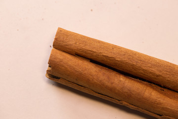 cinnamon sticks and powder isolated