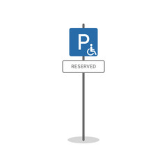 Parking handicapé