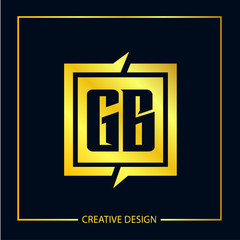 Initial Letter GB Logo Template Design