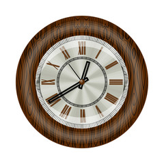 Isolated object of clock and time logo. Collection of clock and circle vector icon for stock.