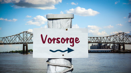 Schild 387 - Vorsorge