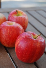 Red Apples on Table
