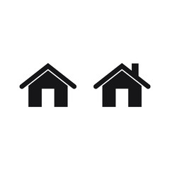 Fototapeta premium Home icon vector