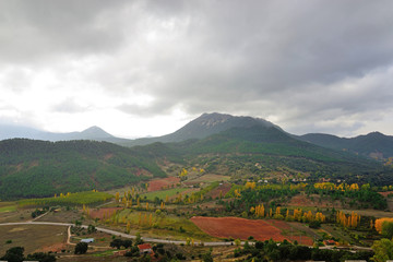 Fototapeta na wymiar Natural landscape near Riópar, Albacete, Spain.