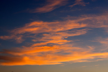 Fototapeta premium sunset in the sky