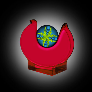 Scultura Sfera Aliena