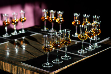 Whiskey tasting, whiskey glass