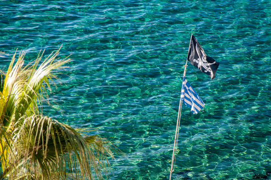 Pirates in the Mediterranean sea  Greece