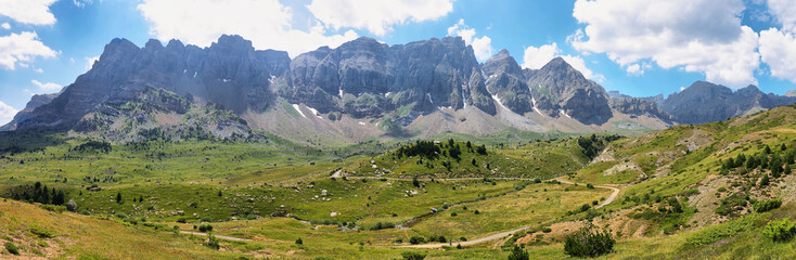 Partacua range in Valley of Tena in Pyrenees, Spain.
