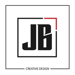 Initial Letter JB Logo Template Design