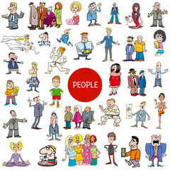 cartoon people characters collection