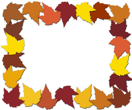 Fall Leaves Frame