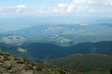 Fototapeta na wymiar Carpathian mountains