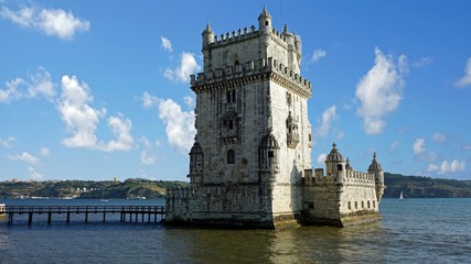 Fototapeta premium tower of belem in lisbon in portugal