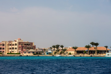 Fototapeta na wymiar Red sea coast near Hurghada