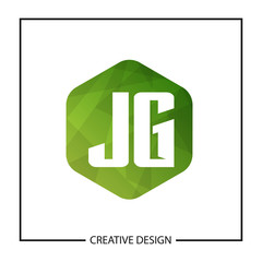 Initial Letter JG Logo Template Design