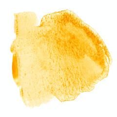 orange yellow watercolor stain