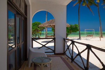 Zanzibar, landscape sea, white sand