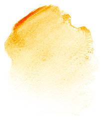 orange yellow watercolor stain