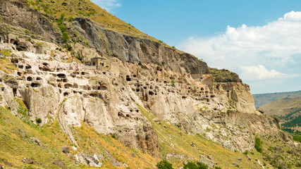 Fototapeta na wymiar Vardzia cave monastery complex, Lesser Caucasus, Georgia