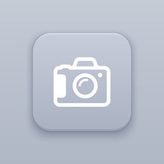 Photo camera button, best vector