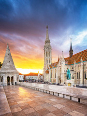 View on Mathias Church in the castle, Hungary