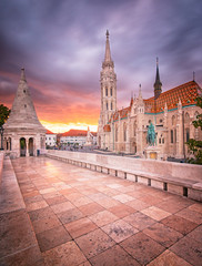 View on Mathias Church in the castle, Hungary