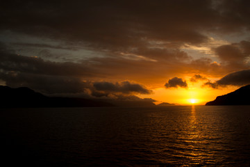 atardecer