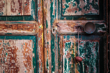 Porte ancienne vintage passée