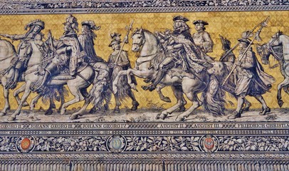 Dresden, Residenzschloss, Fürstenzug