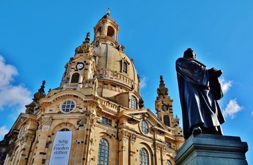 Dresden, Luther vor der Frauenkirche