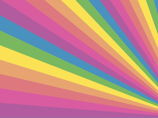 Different color lines. Rainbow style. Flat geometric pattern texture. Multicolor abstract background for print and textile