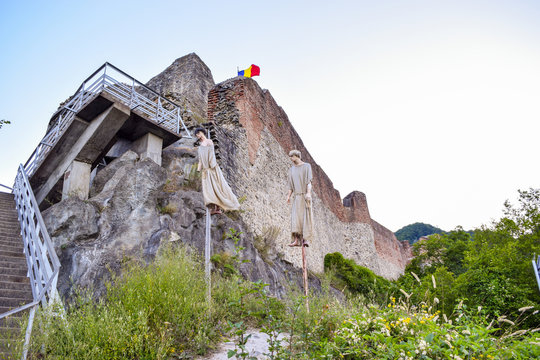 The Poenari Fortress.