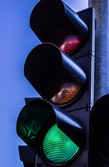 Green traffic light 