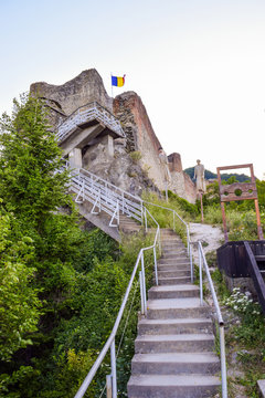The Poenari Fortress..
