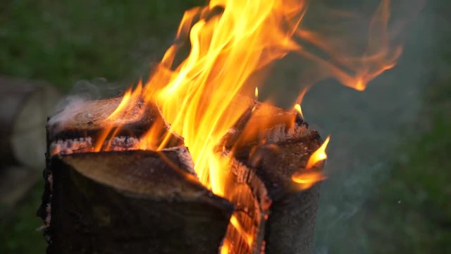 Swedish torch. DIY solution for heating in nature.